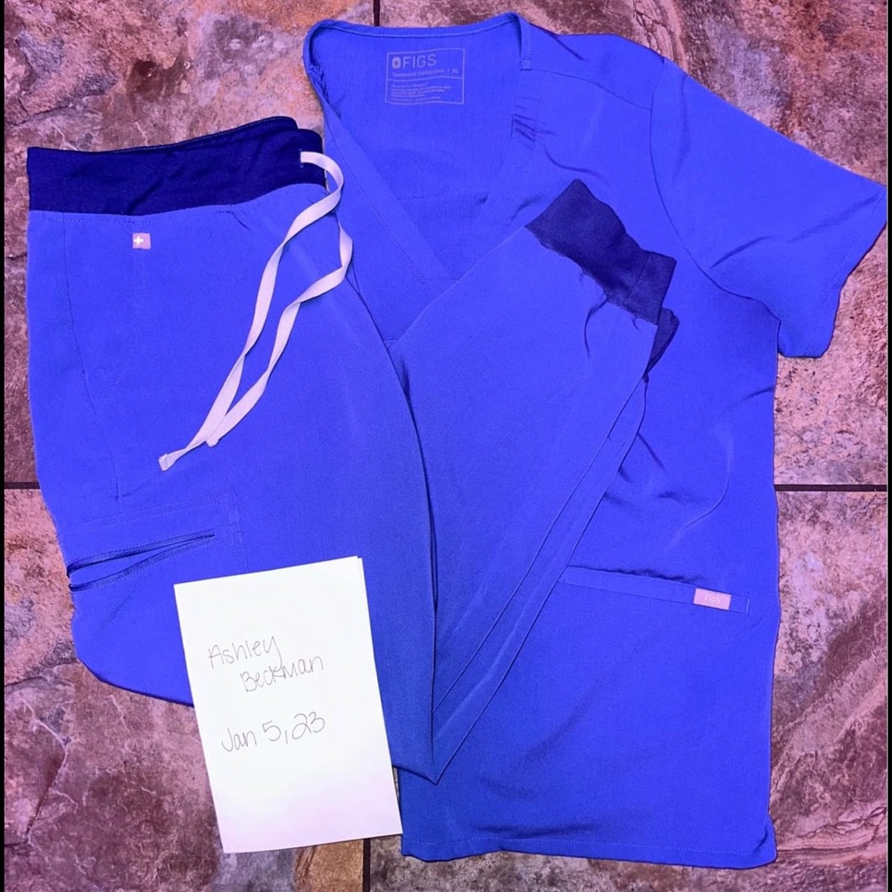 Figs Limited Edition: Denim Scrub Set